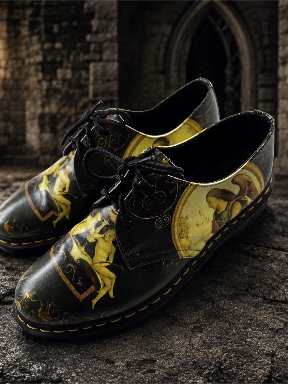 Dr. Martens 1461 Hogarth Museum Collection Shoes Men’s 10 Renaissance Art Rare